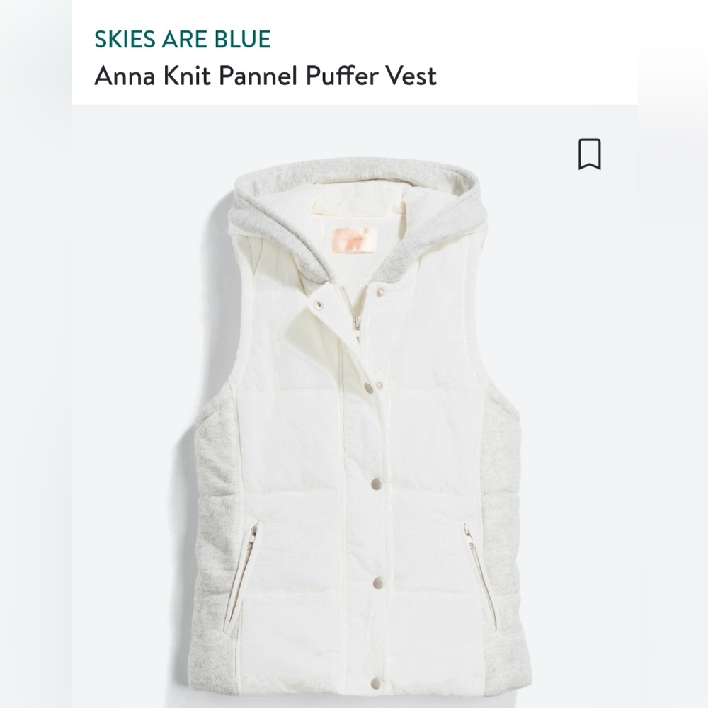 Anna Knit puffer vest